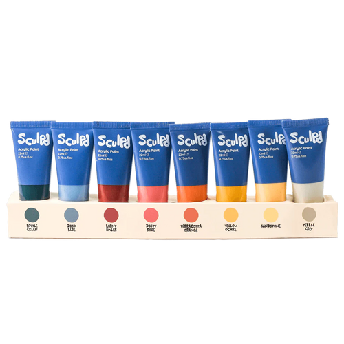 Sculpd acrylic paints - earth tones set