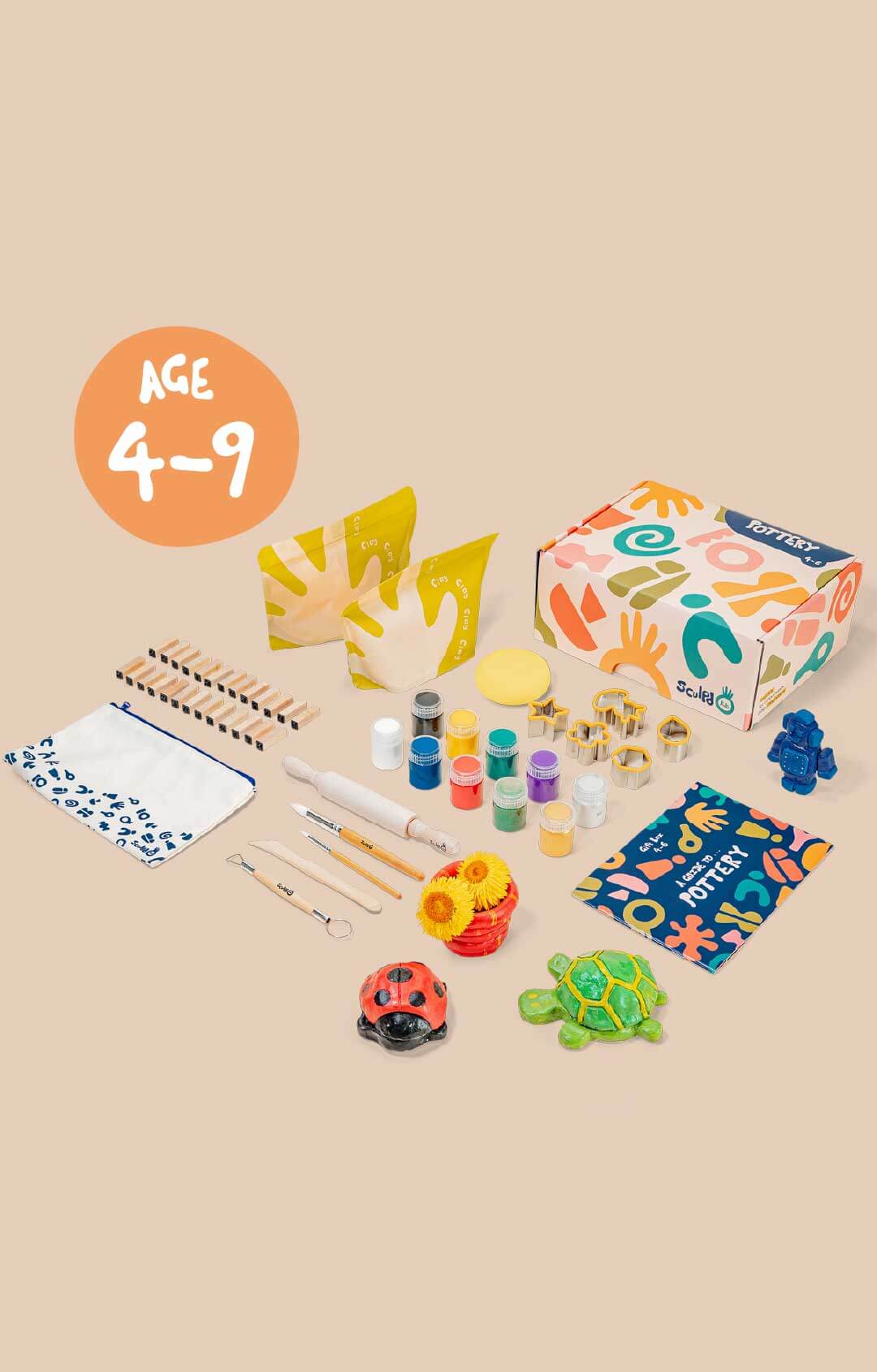 Sculpd Kids Pottery Kit Slider Banner