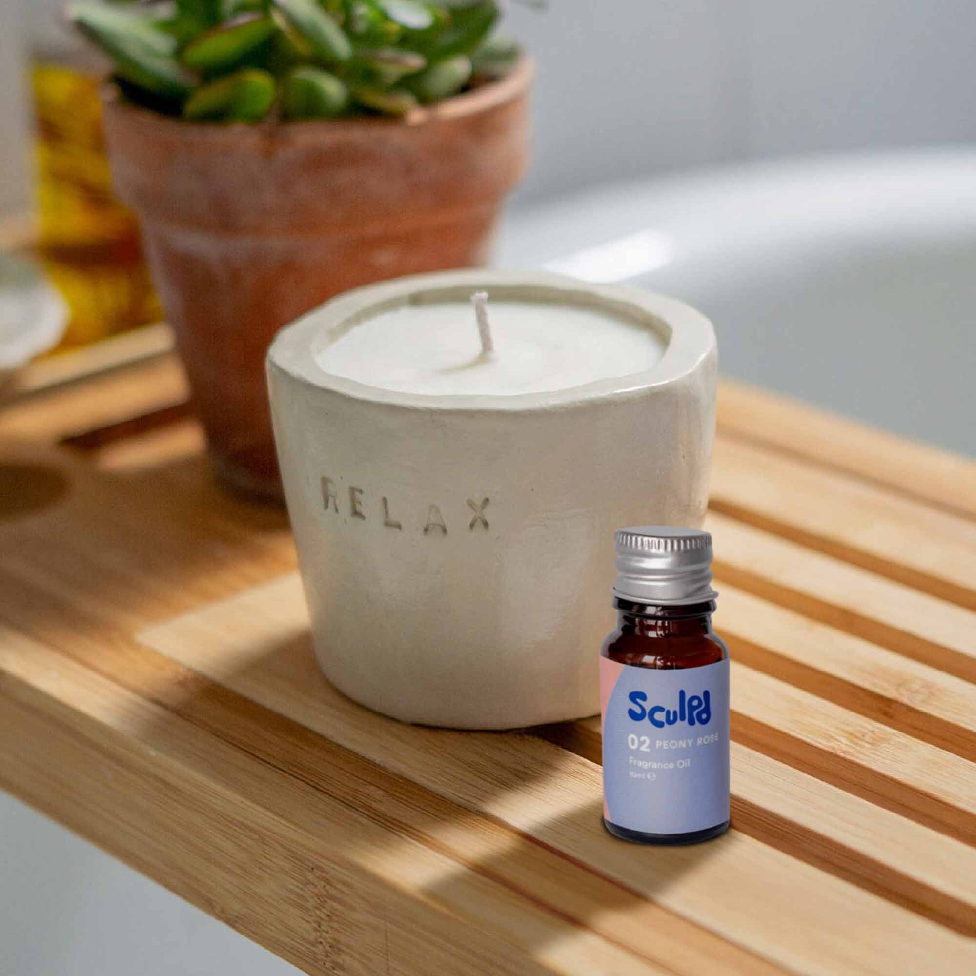 Candle making luxury scents