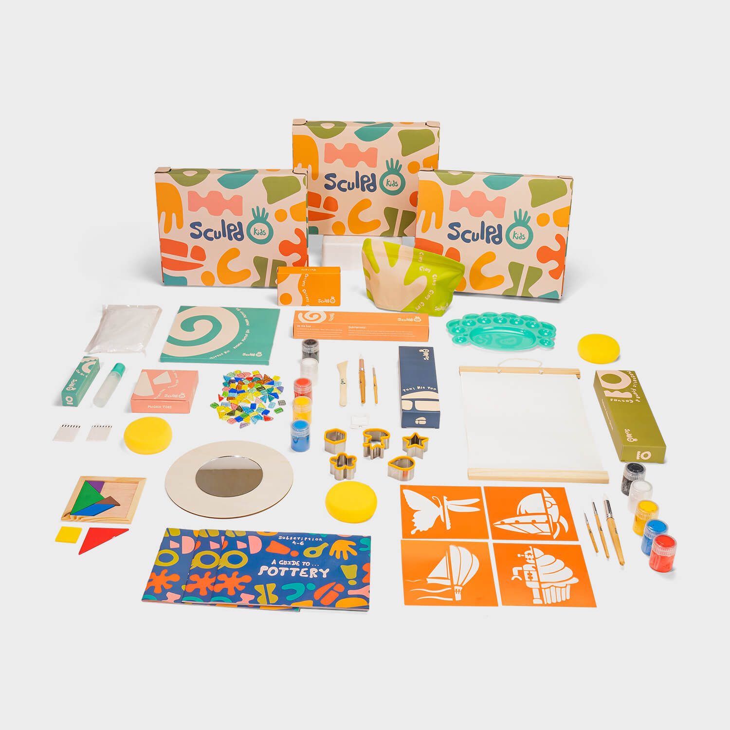 Sculpd Kids pottery complete kit
