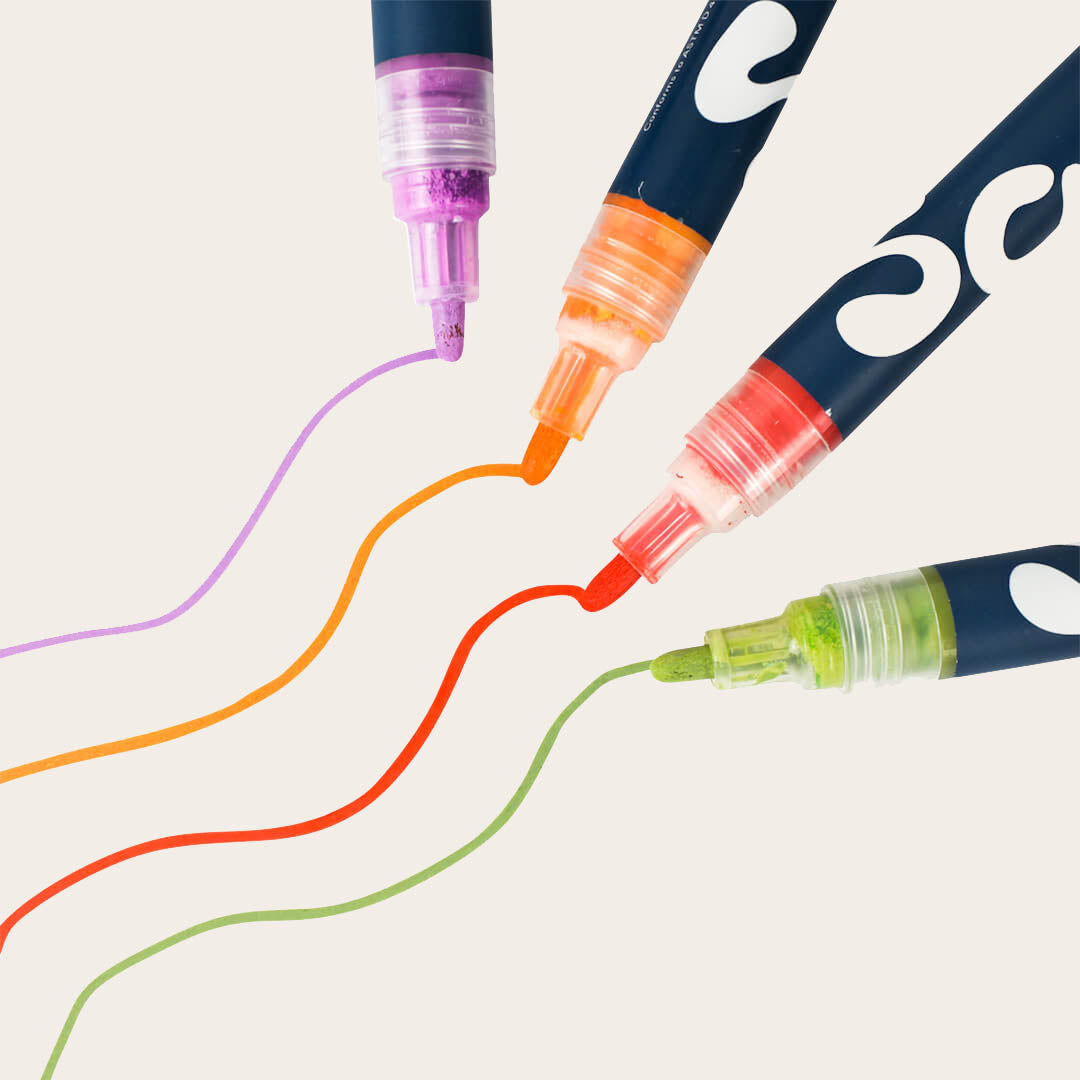 Acrylic Paint Pens - 4 Packs Paint Set Sculpd