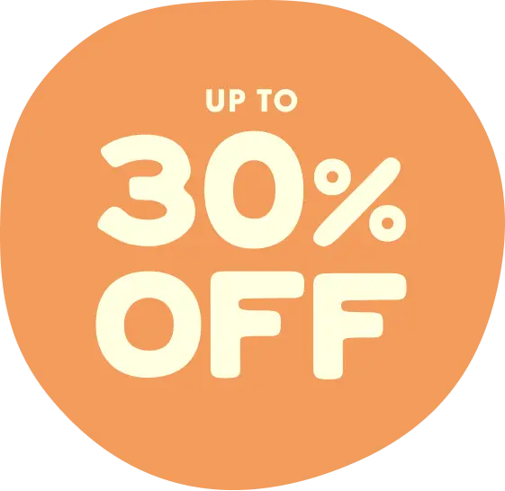 Up to 30% off