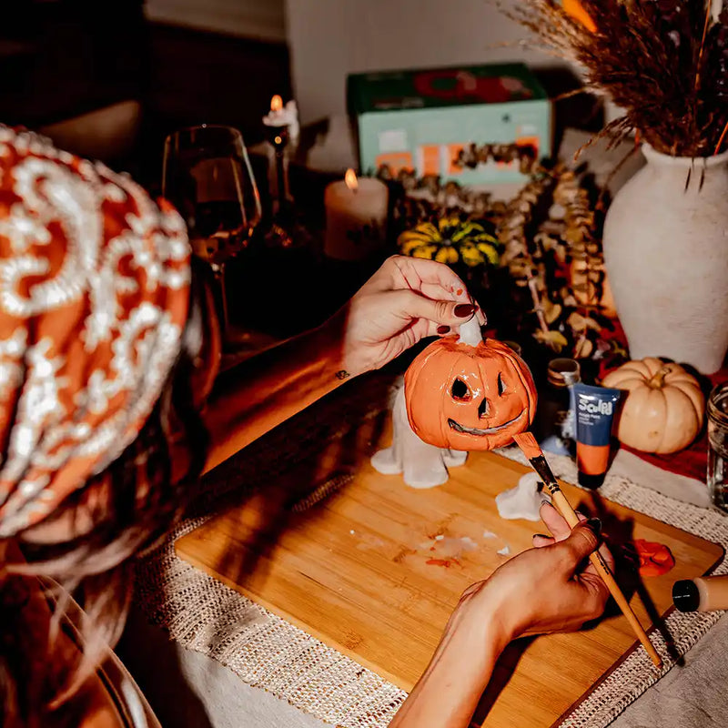 Sculpd AU Halloween Pottery Solo Relaxing Hobby
