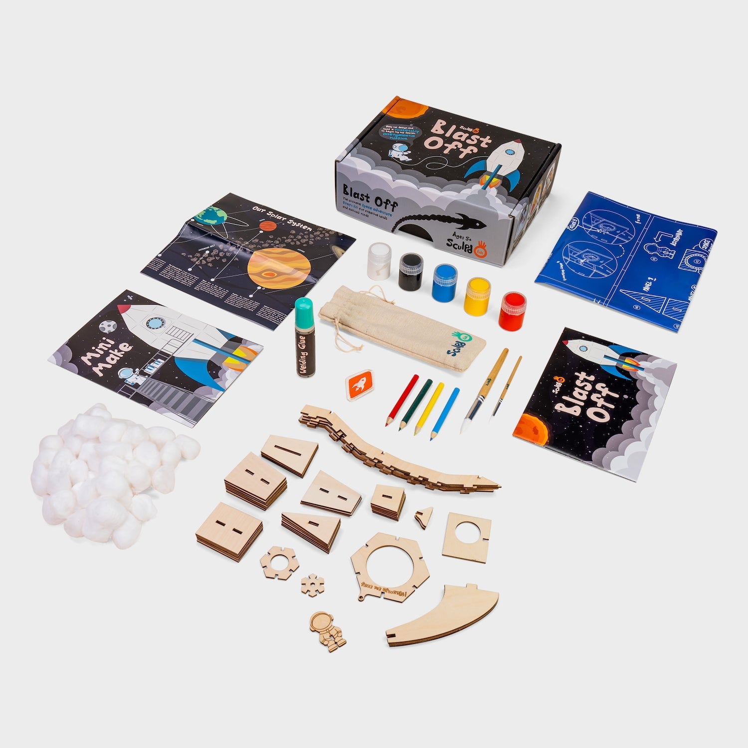Sculpd kids blast off complete kit