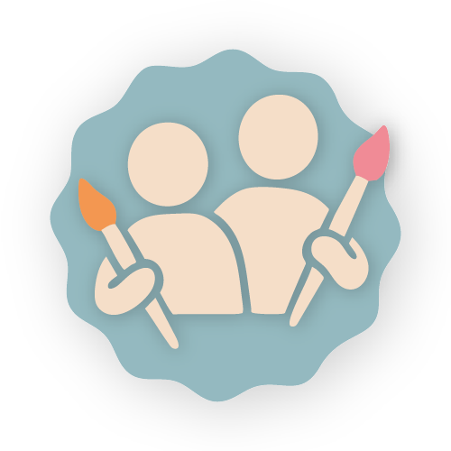 Paint together icon