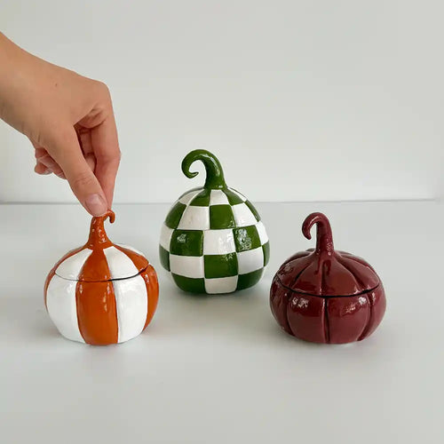 Sculpd AU Halloween Pottery - Pumpkin Tea Light