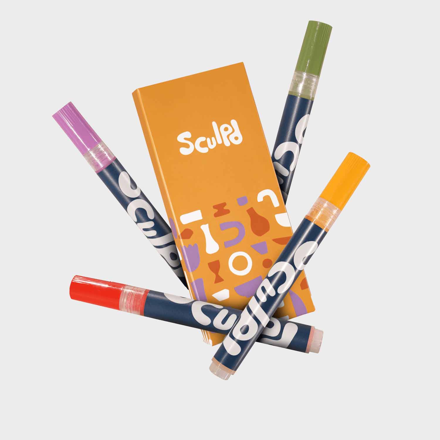 Acrylic Paint Pens - 4 Packs Paint Set Sculpd Bloomsbury Tones