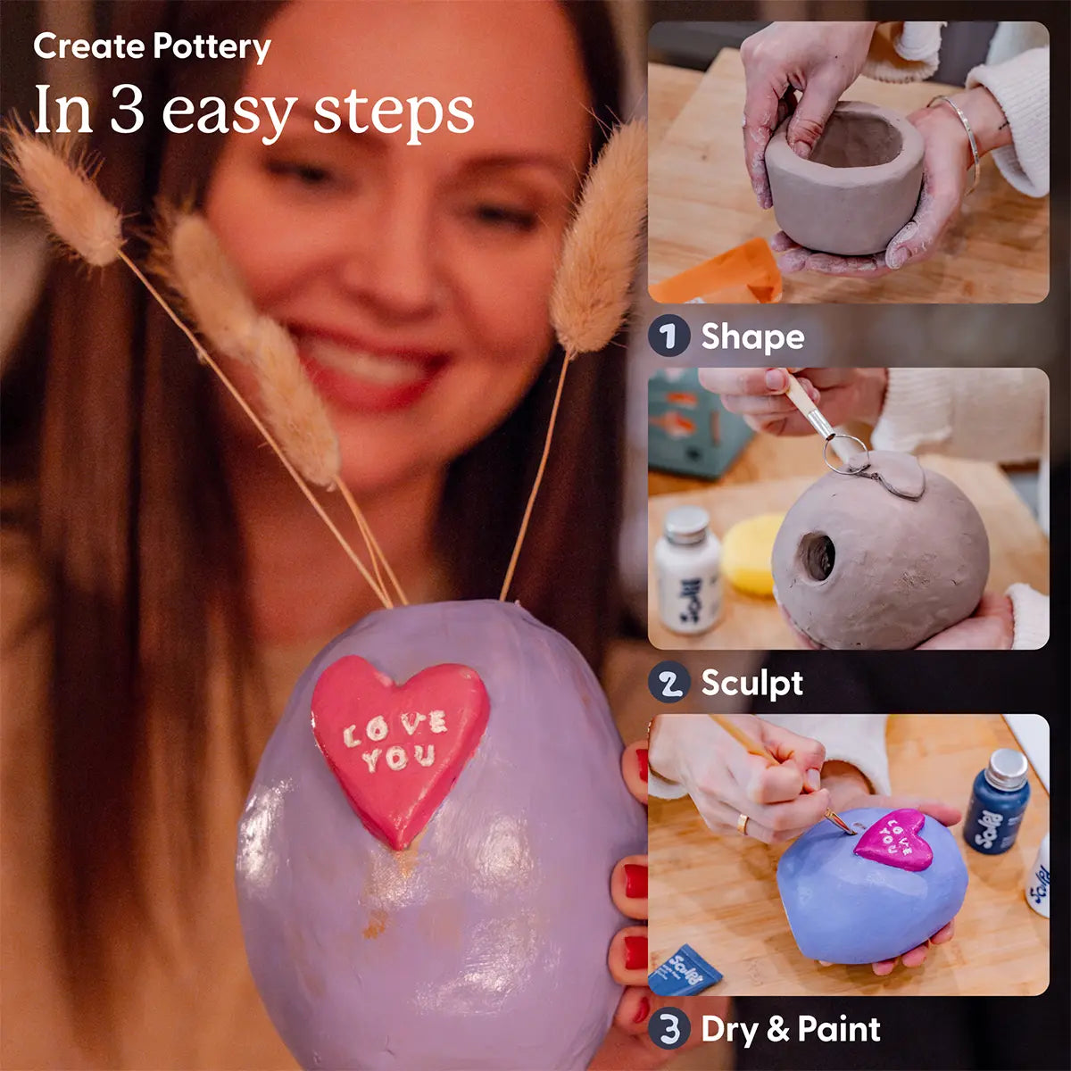 Sculpd Pottery in3 Easy Steps