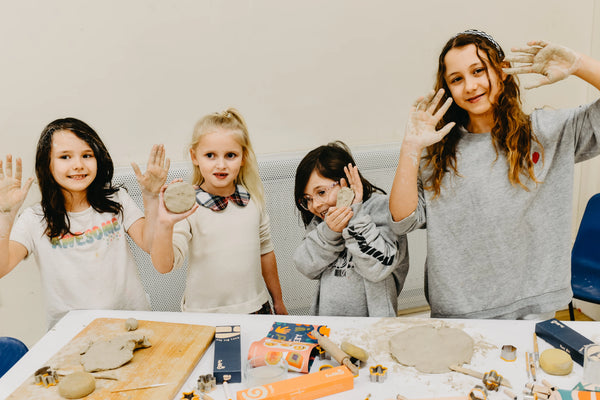 Sculpd Kids group pottery activity