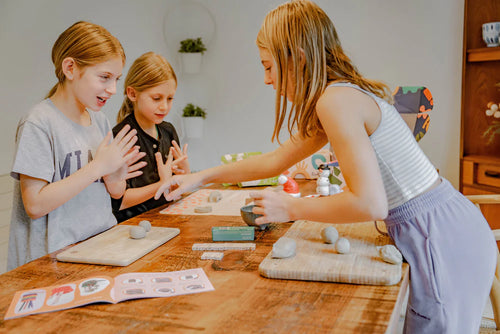 Sculpd Kids pottery kit activity