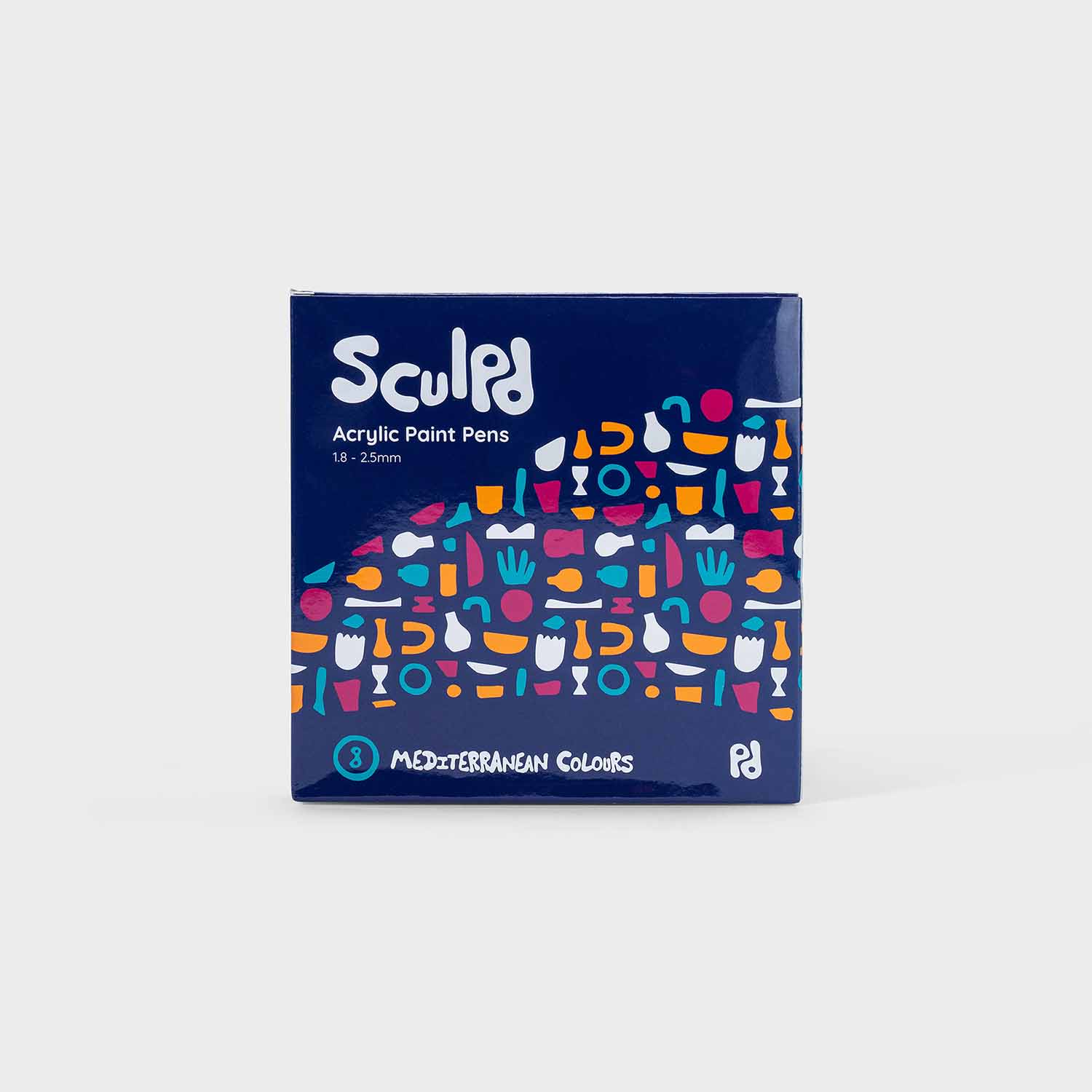 Acrylic Paint Pens - 8 Packs Paint Set Sculpd Mediterranean
